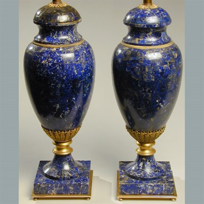 Lot 486 - Pair of Neoclassical Style Gilt-Bronze Mounted...