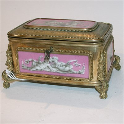 Lot 304 - Napoleon III Gilt-Bronze Mounted Porcelain...