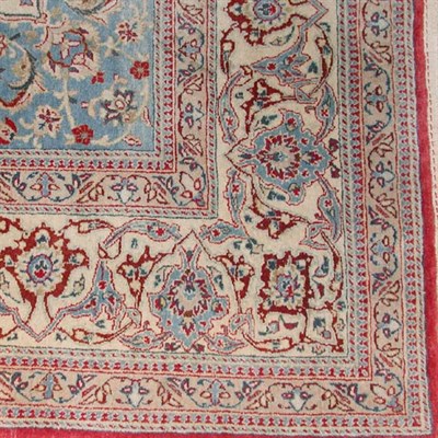 Lot 536 - Nain Rug Central Iran, contemporary The ivory...