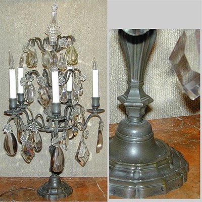 Lot 446 - Pair of Louis XV Style Gilt-Bronze Mounted Cut...