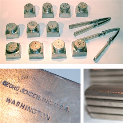 Lot 286 - Set of Eleven Sterling Silver Salt Shakers...