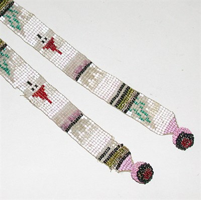 Lot 313 - Wiener Werkstatte Beaded Belt Austrian, circa...