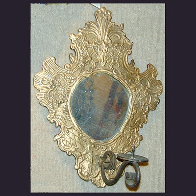 Lot 371 - Pair of Baroque Style Gilt Carved Wood and...