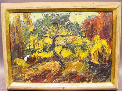 Lot 75 - Van Dearing Perrine American, 1869-1955 AUTUMN...