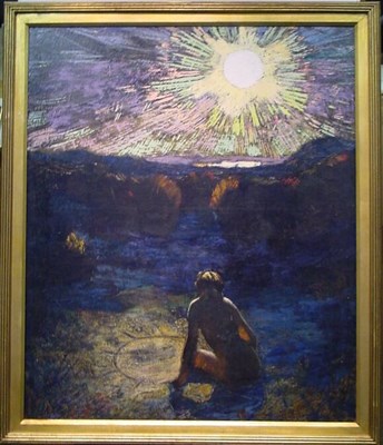Lot 91 - Van Dearing Perrine 1869-1955 SUNBURST Signed...