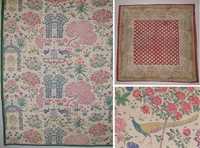 Lot 579 - Two Printed Quilts French and Anglo/Persian...
