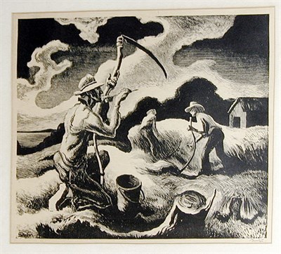 Lot 170 - Thomas Hart Benton ISLAND HAY (F. 68)...