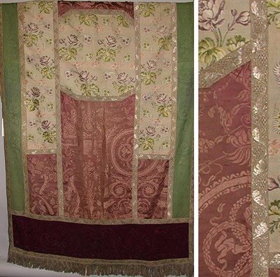 Lot 585 - Liturgical Hanging Fabrics 18th century...