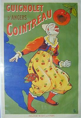Lot 369 - Eugene Oge GUIGNOLET COINTREAU D'ANGERS Color...
