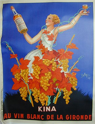 Lot 372 - Robys KINA Color lithograph, printed by...