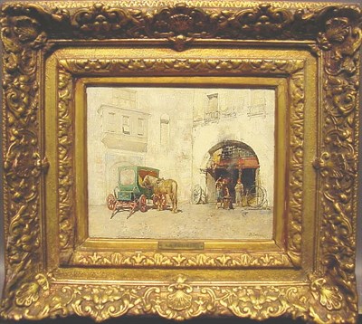 Lot 90 - Alberto Pasini Italian, 1826-1899 BLACKSMITH'S...