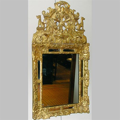 Lot 115 - Regence Gilt-Wood Mirror Early 18th century...