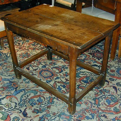 Lot 324 - Provincial Continental Baroque Oak Side Table