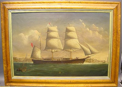 Lot 22 - English School 19th Century SAILING SHIP...