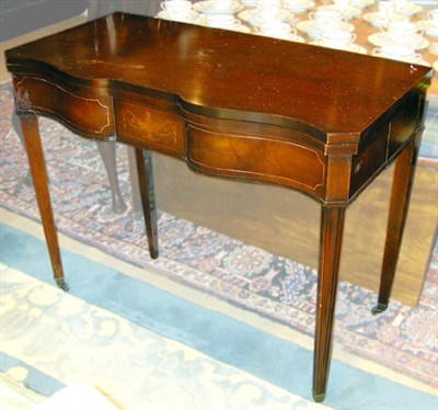 Lot 110 - Georgian Style Mahogany Extension Fold-Over Table