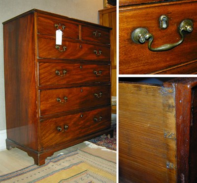 Lot 328 - George III Mahogany Chest of Drawers Late...