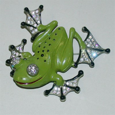 Lot 326 - Chanel Tree Frog Brooch French, circa 1937 Pea...