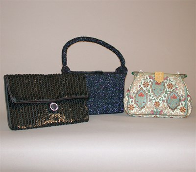 Lot 477 - Norell and Other Evening Bags Comprising a...