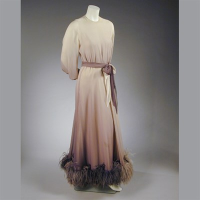 Lot 199 - Givenchy Ombre Chiffon Evening Gown French,...
