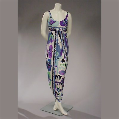 Lot 178 - Pucci Empire Harem Dress 1970s Of silk jersey,...