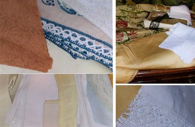 Lot 472 - Miscellaneous Group of Linens and Lace