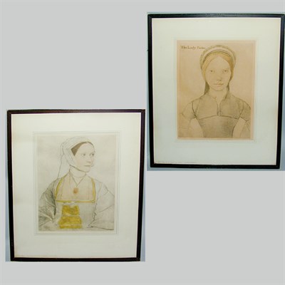 Lot 68 - After Hans Holbein CICELY HERON and THE LADY...