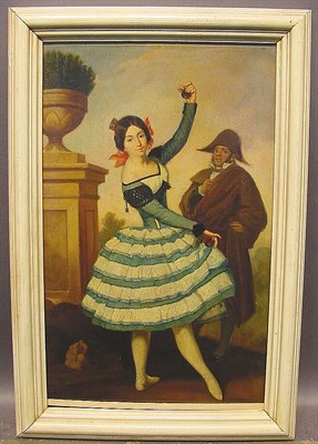 Lot 31 - Manner of Francisco Goya WOMAN WITH CASTANETS...