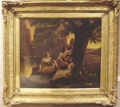 Lot 48 - German School 19th Century A SUMMER EVENING...