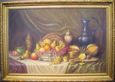 Lot 58 - Hungarian School 20th Century STILL LIFE WITH...