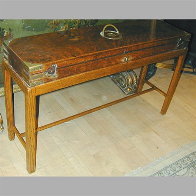 Lot 243 - Continental Baroque Style Mahogany Library Table