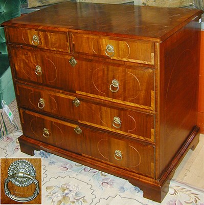 Lot 466 - George III Style Mahogany Chest of Drawers