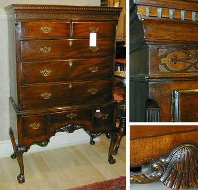 Lot 345 - George III Style Mahogany Chest on Stand