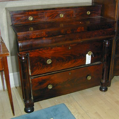 Lot 93 - American Empire Mahogany Chest of Drawers