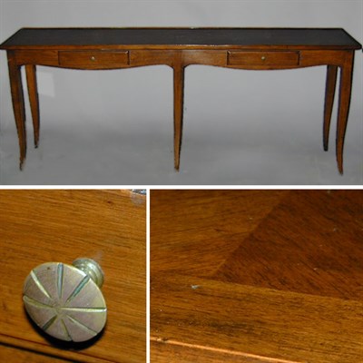Lot 131 - Provincial Louis XV Style Walnut Hall Table