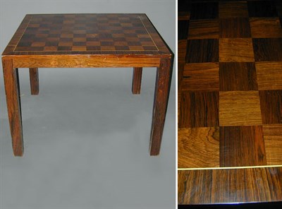 Lot 164 - Art Deco Style Geometric Inlaid Rosewood Low...