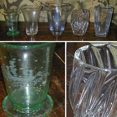 Lot 168 - Group of Five Glass Vases