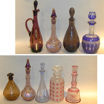 Lot 175 - Miscellaneous Group of Nine Decanters