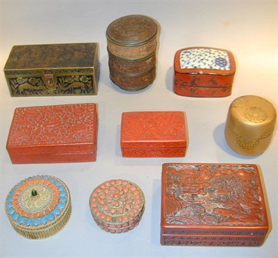 Lot 182 - Miscellaneous Group of Nine Oriental Covered...