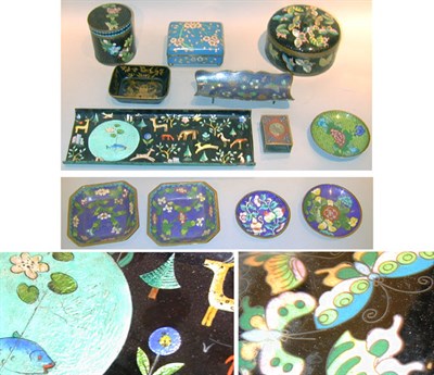 Lot 183 - Miscellaneous Group of Cloisonne Articles...