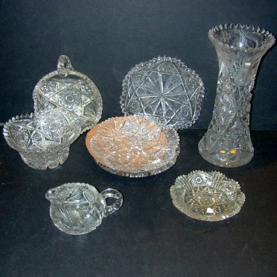 Lot 187 - Miscellaneous Group of Colorless Cut Glass...