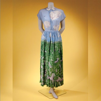 Lot 124 - Adrian Gamboling Lambs Dress American, 1940s...