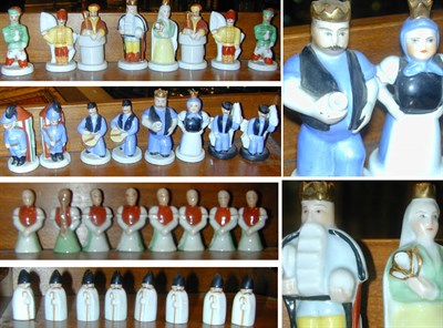 Lot 194 - Group of Herend Porcelain Figures...