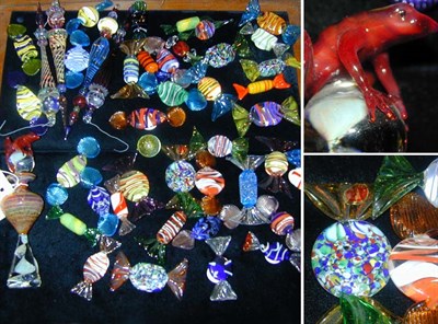 Lot 195 - Miscellaneous Group of Art Glass Candies...