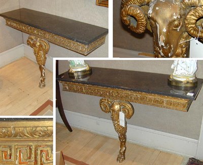 Lot 214 - Pair of Neoclassical Style Marble Top Gilt...
