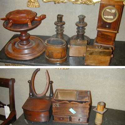 Lot 215 - Group of Seven Carved Wood Articles