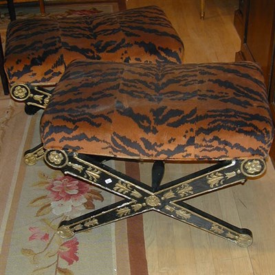 Lot 236 - Pair of Neoclassical Style Upholstered,...