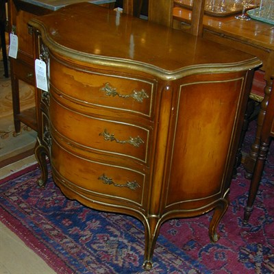 Lot 247 - Louis XV Style Painted and Parcel Gilt...