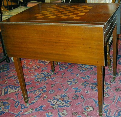 Lot 267 - Georgian Style Mahogany Tric-Trac Table
