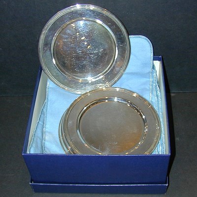 Lot 297 - Set of Twelve Cartier Sterling Silver Bread...
