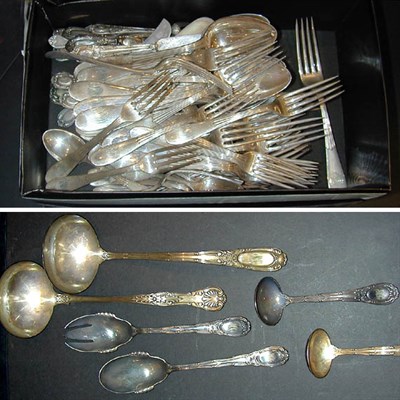 Lot 306 - Group of Tiffany & Co. Silver Plated Flatware...